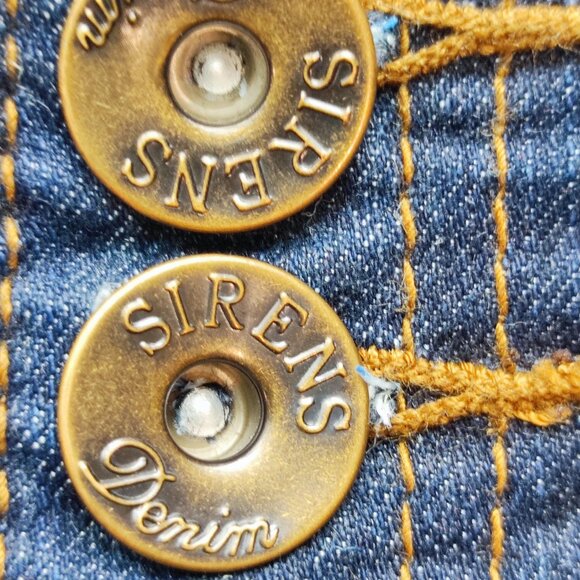 Seduction Sirens jeans high rise denim blue women's junior size 9 - Picture 7 of 11